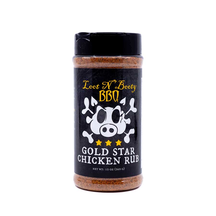 Loot N' Booty BBQ Gold Star Chicken Rub