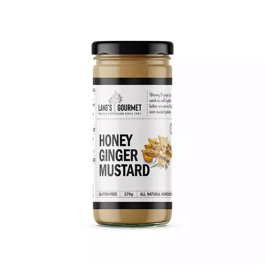 Lang's Gourmet Honey Ginger Mustard