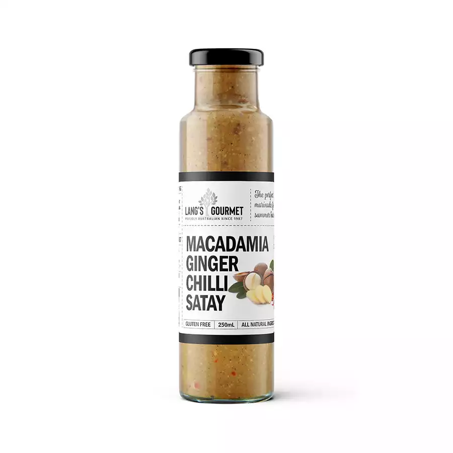 Lang's Gourmet Macadamia Ginger Chilli Satay