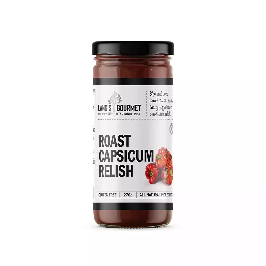 Lang's Gourmet Roast Capsicum Relish