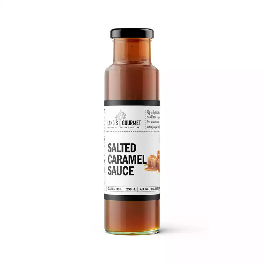 Lang's Gourmet Salted Caramel Sauce