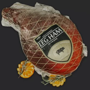 Ham Leg on the Bone Cooked Whole